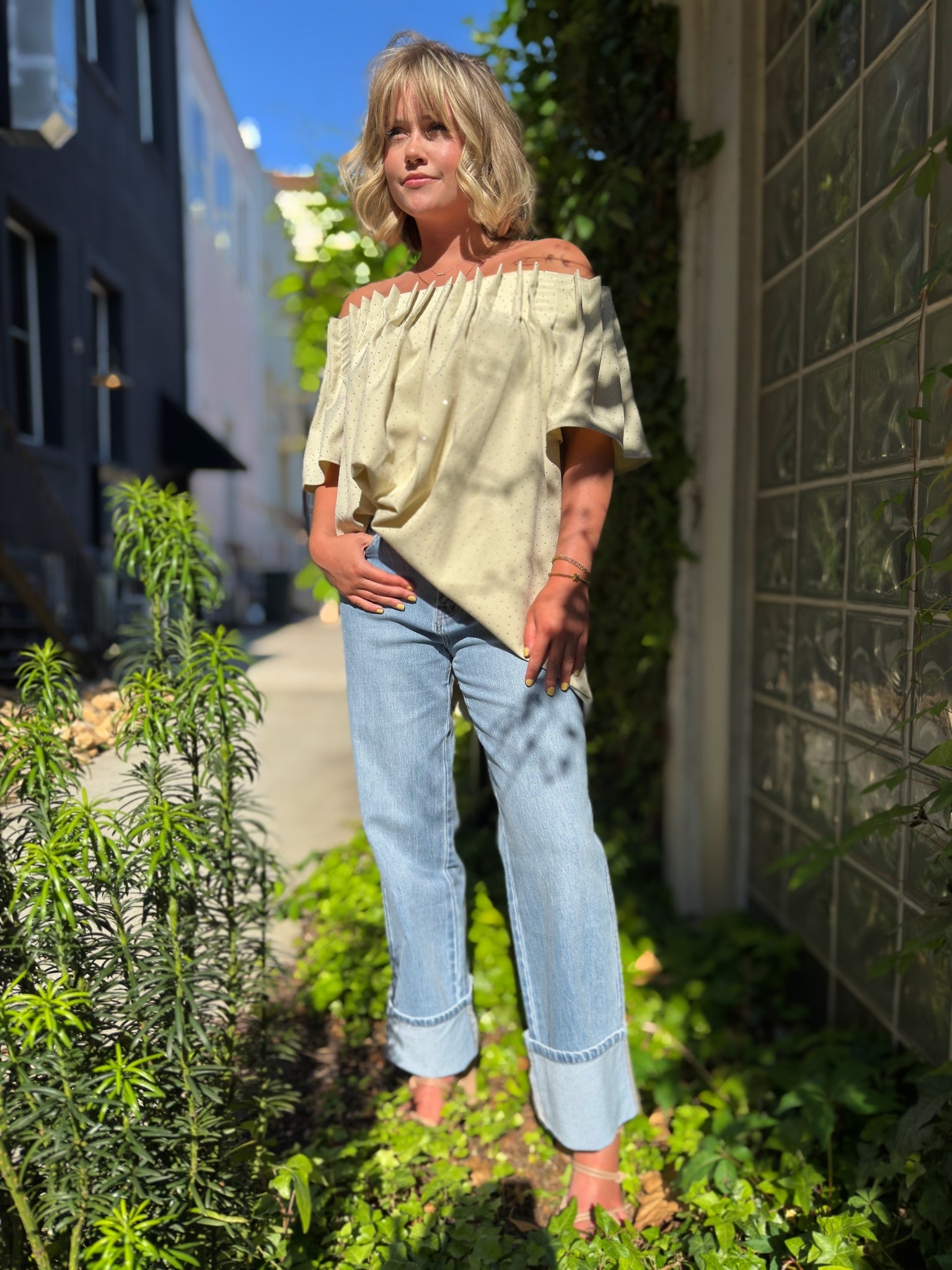 Collectique Pleated Babydoll Dress dresses Collectique Small