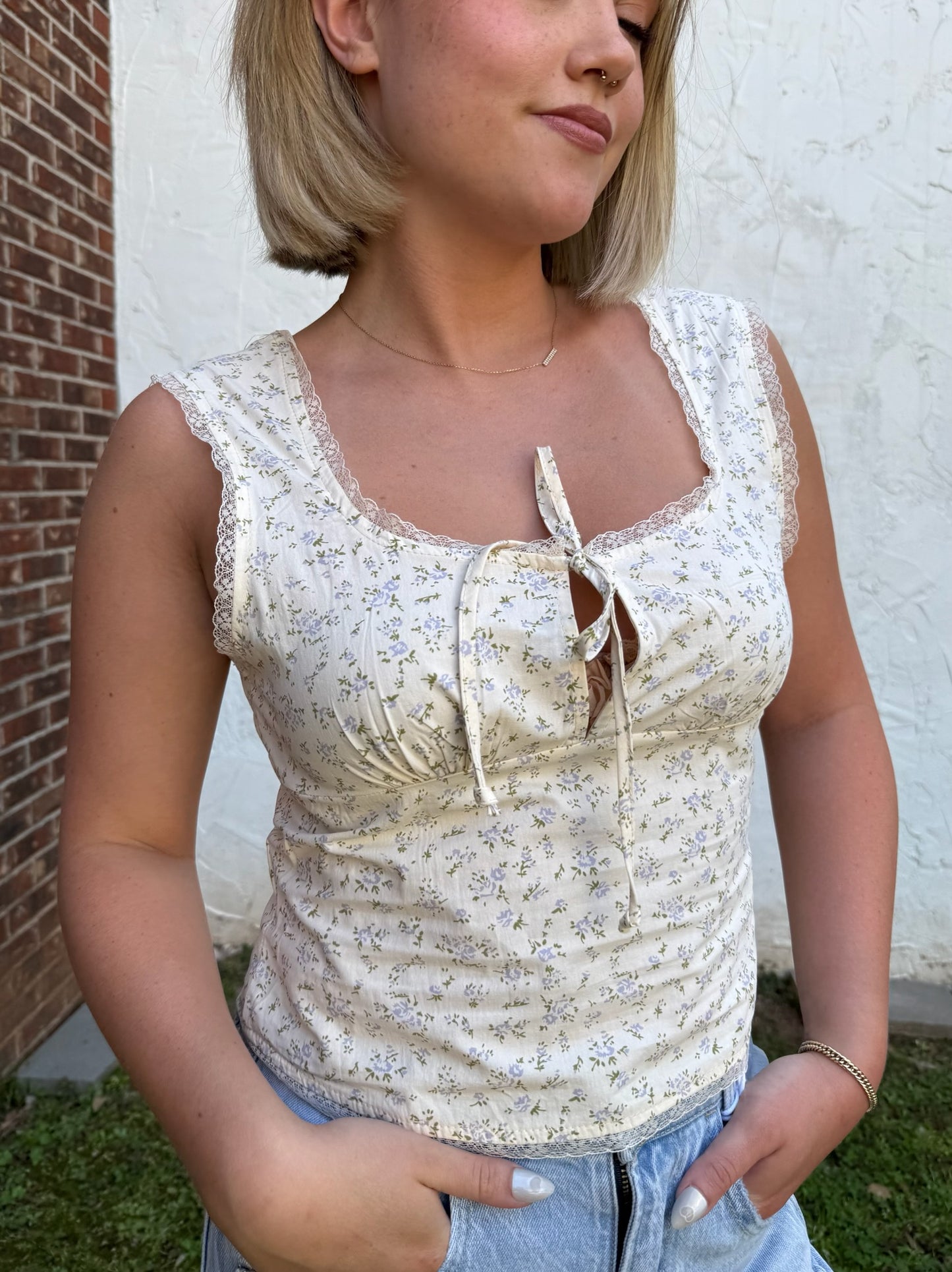 Butter Floral Top