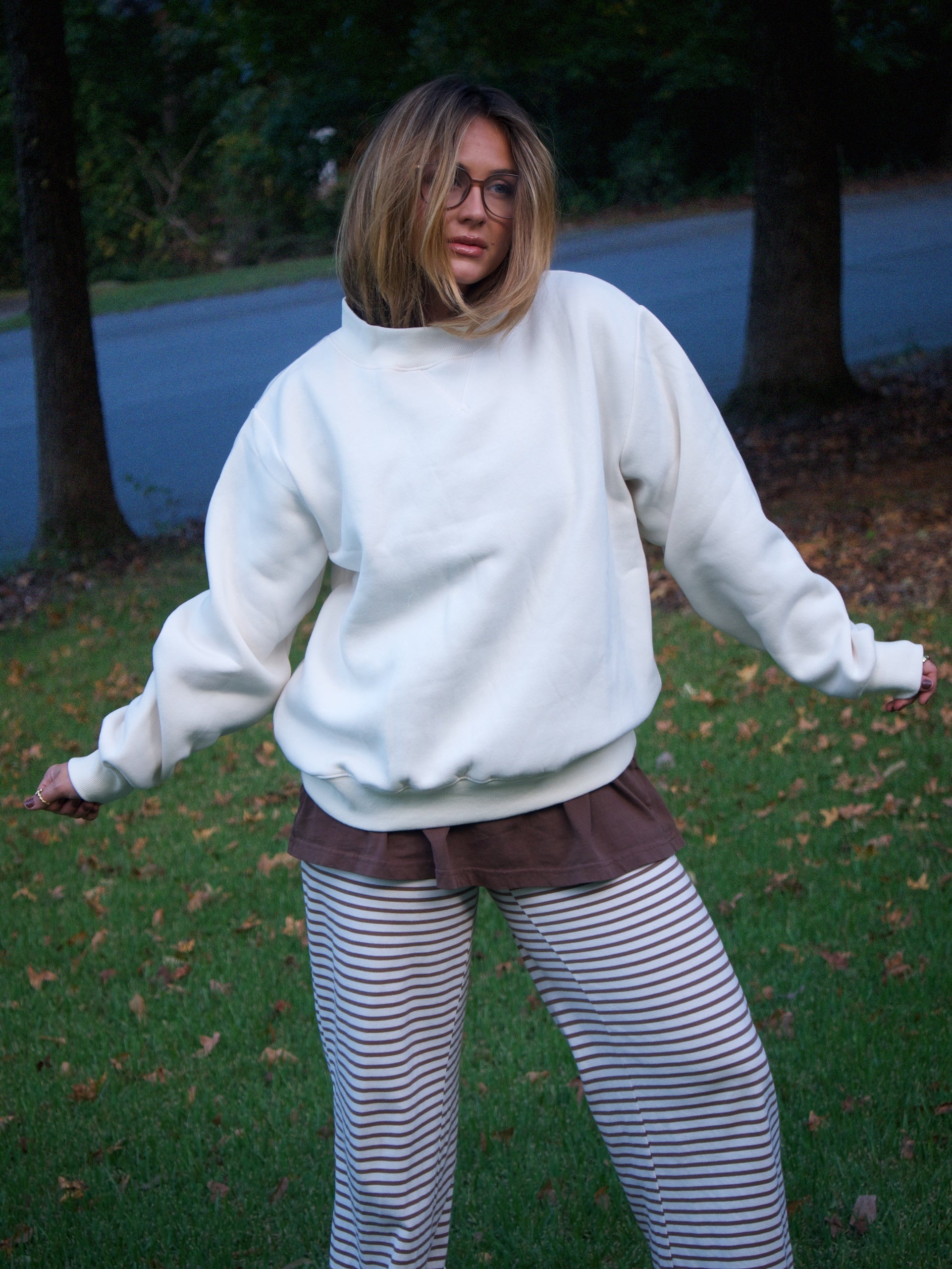 Mock Neck Sweatshirt