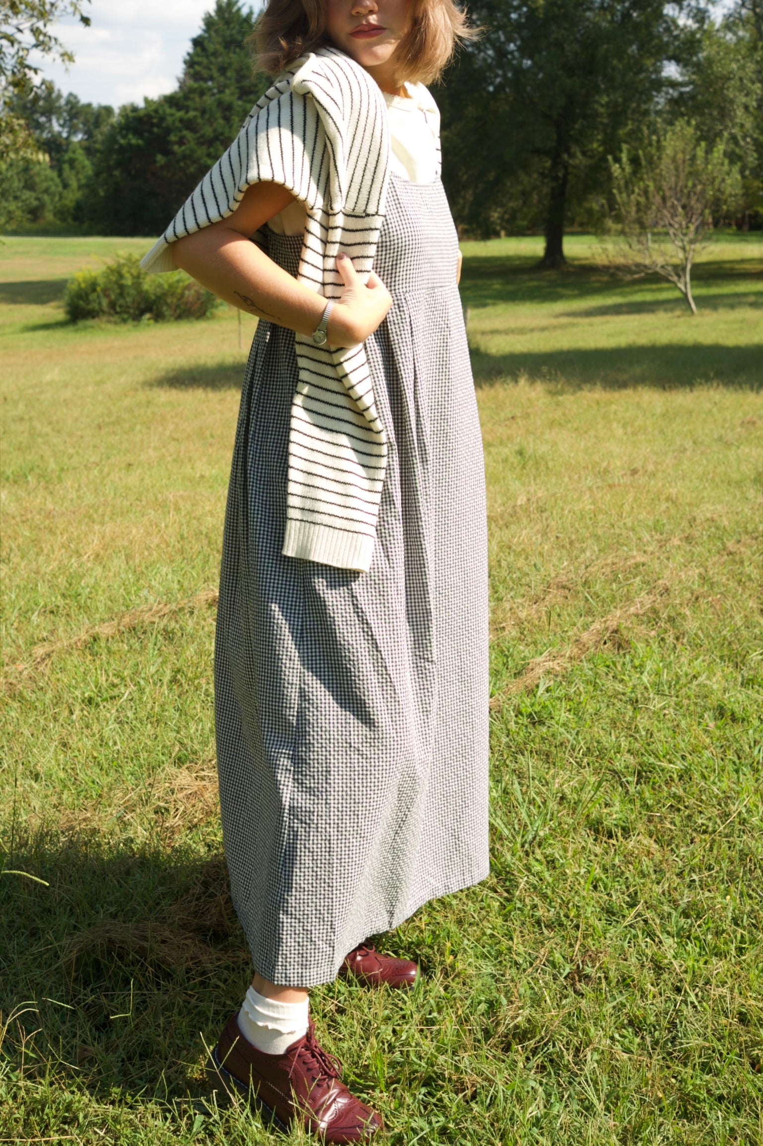 Sophie Gingham Dress