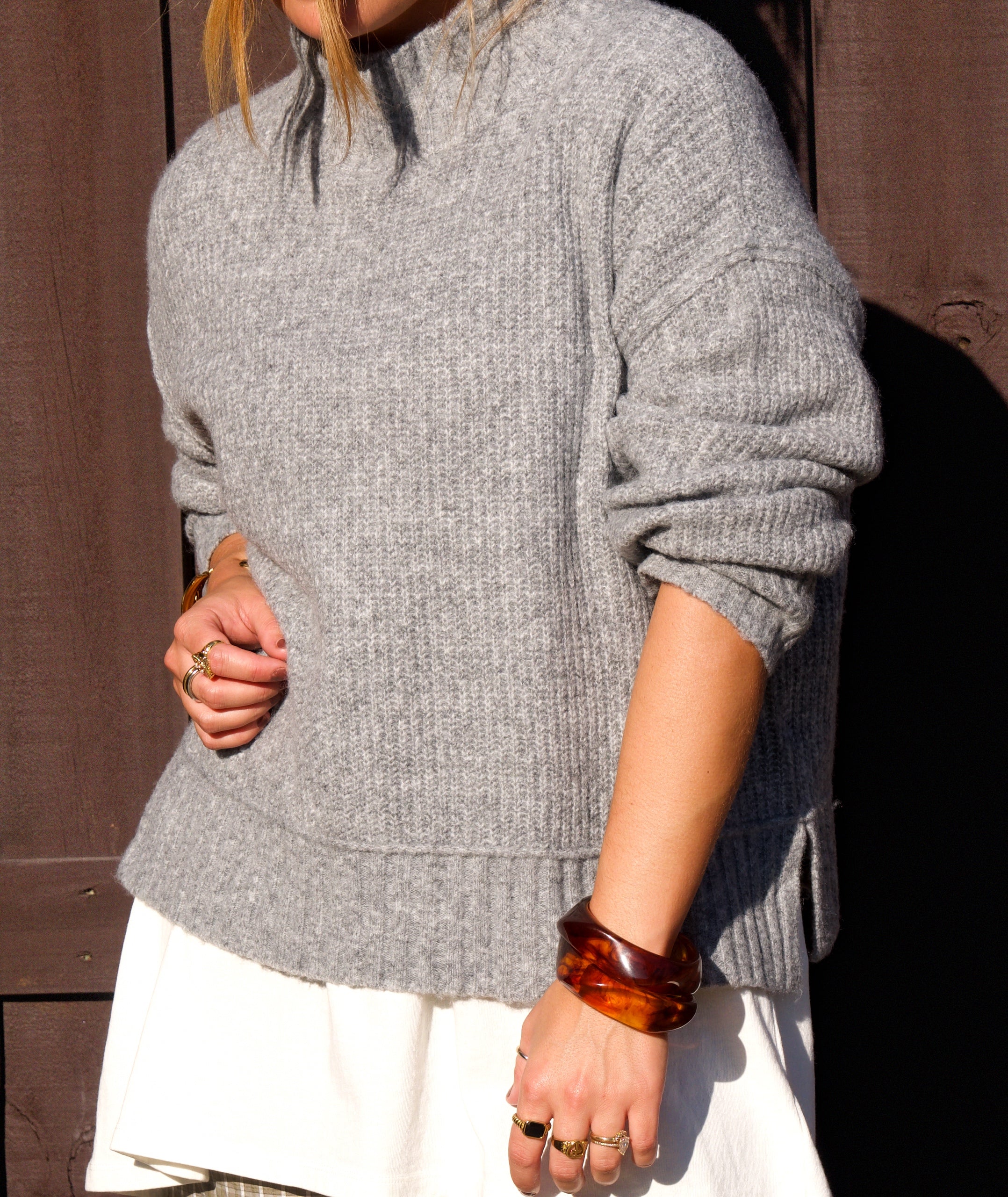 Eva Grey Sweater