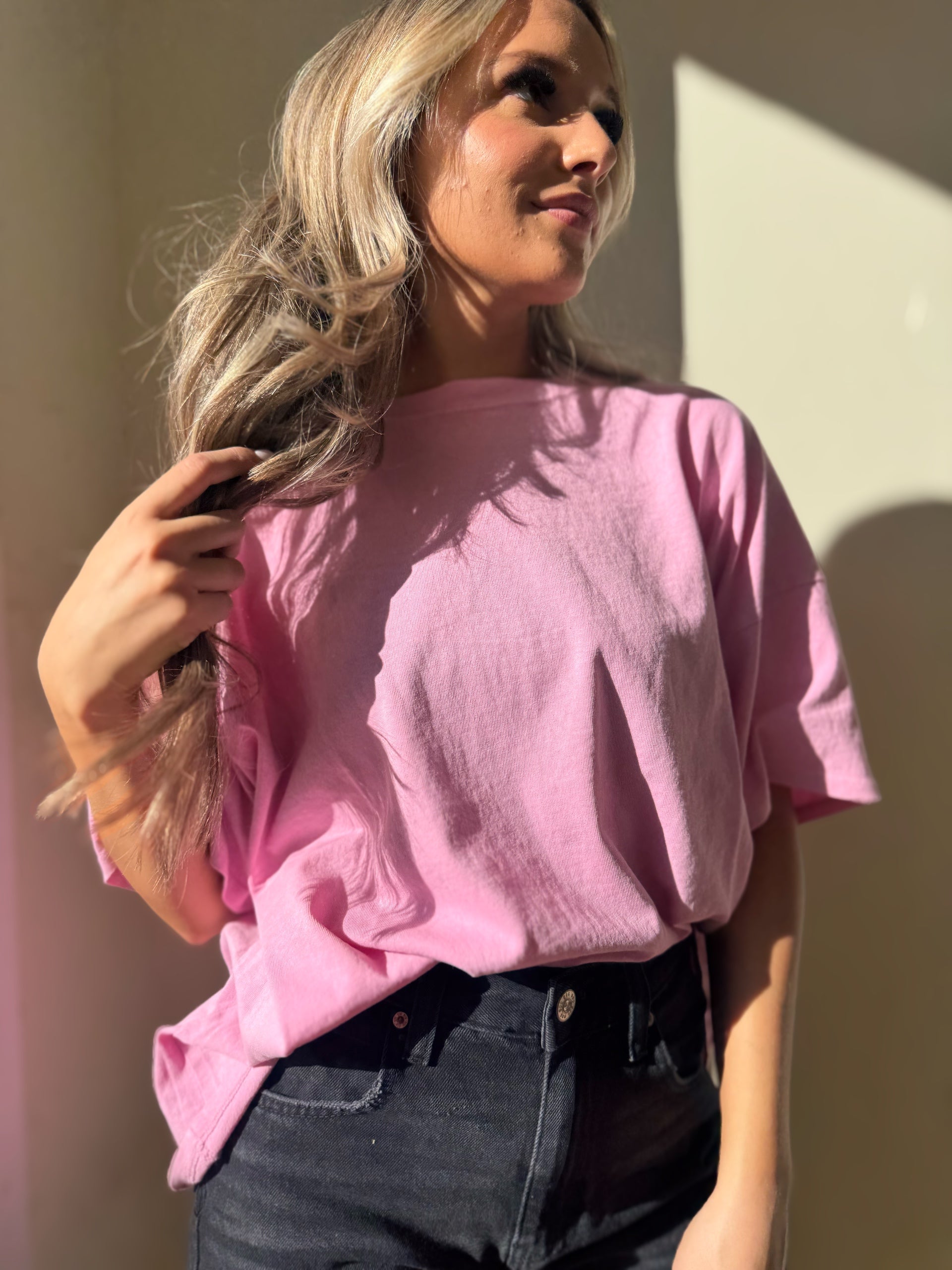 Collectique Dad Tee Top Collectique Pink / Small