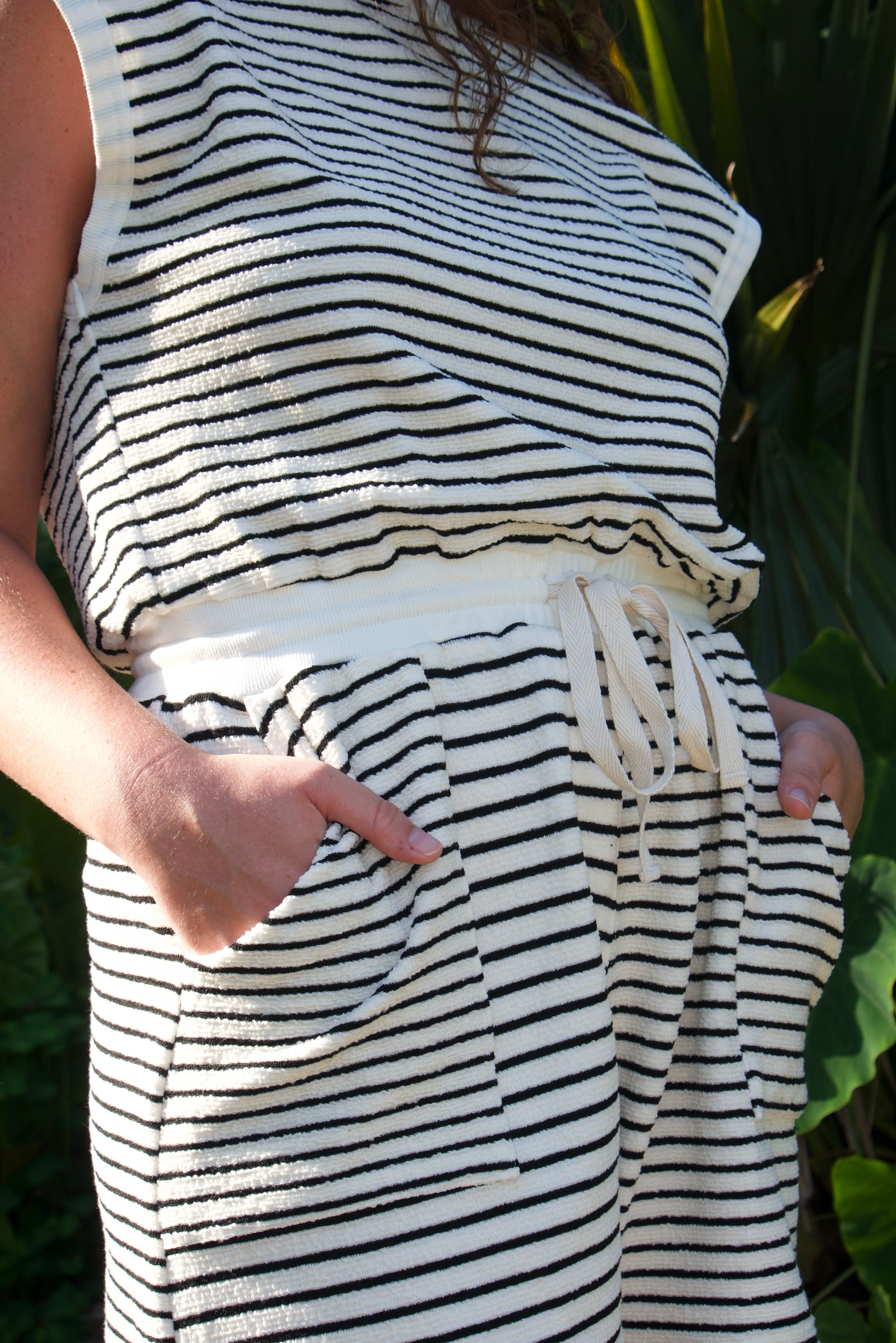 Collectique STRIPED ROMPER Shorts Collectique Small