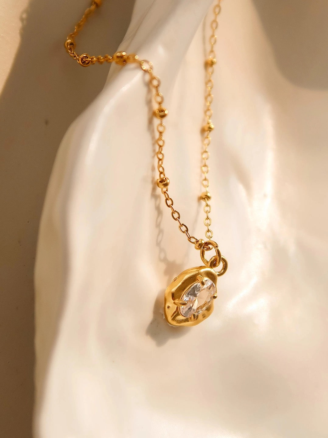 18k Gold-Dipped Necklace