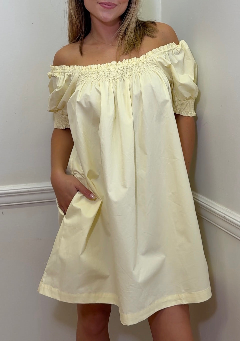 Butter Babydoll Dress 100% Cotton