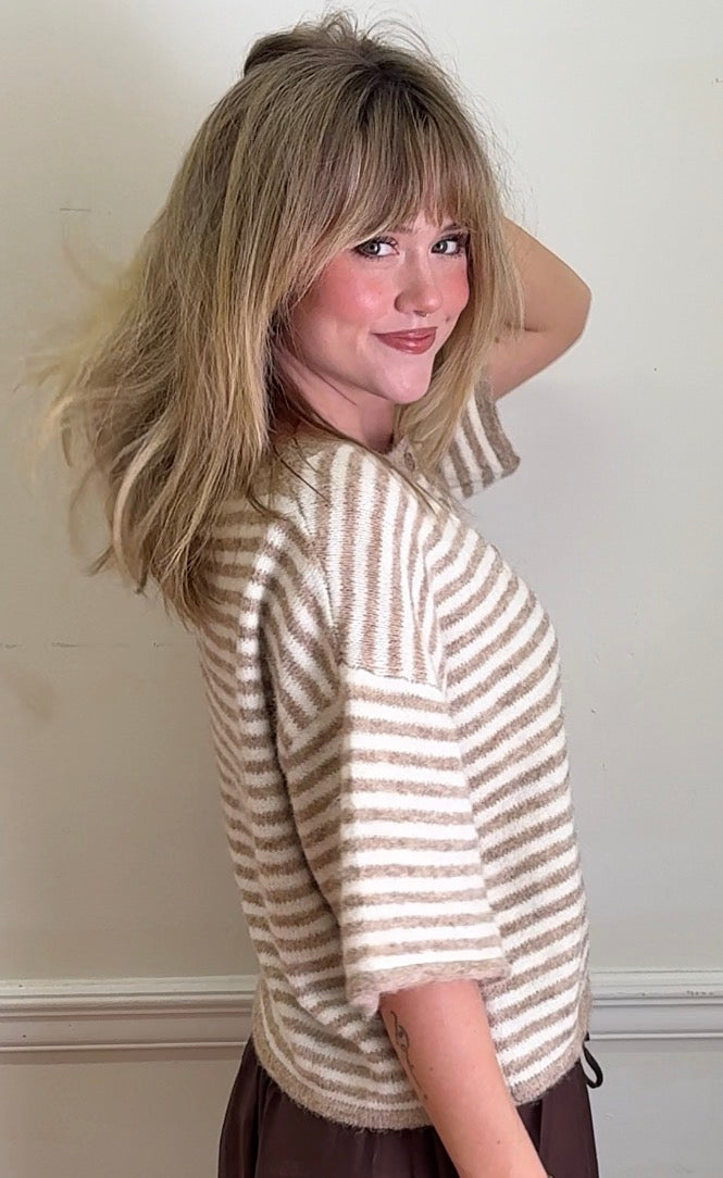 Cozi Striped Cardigan