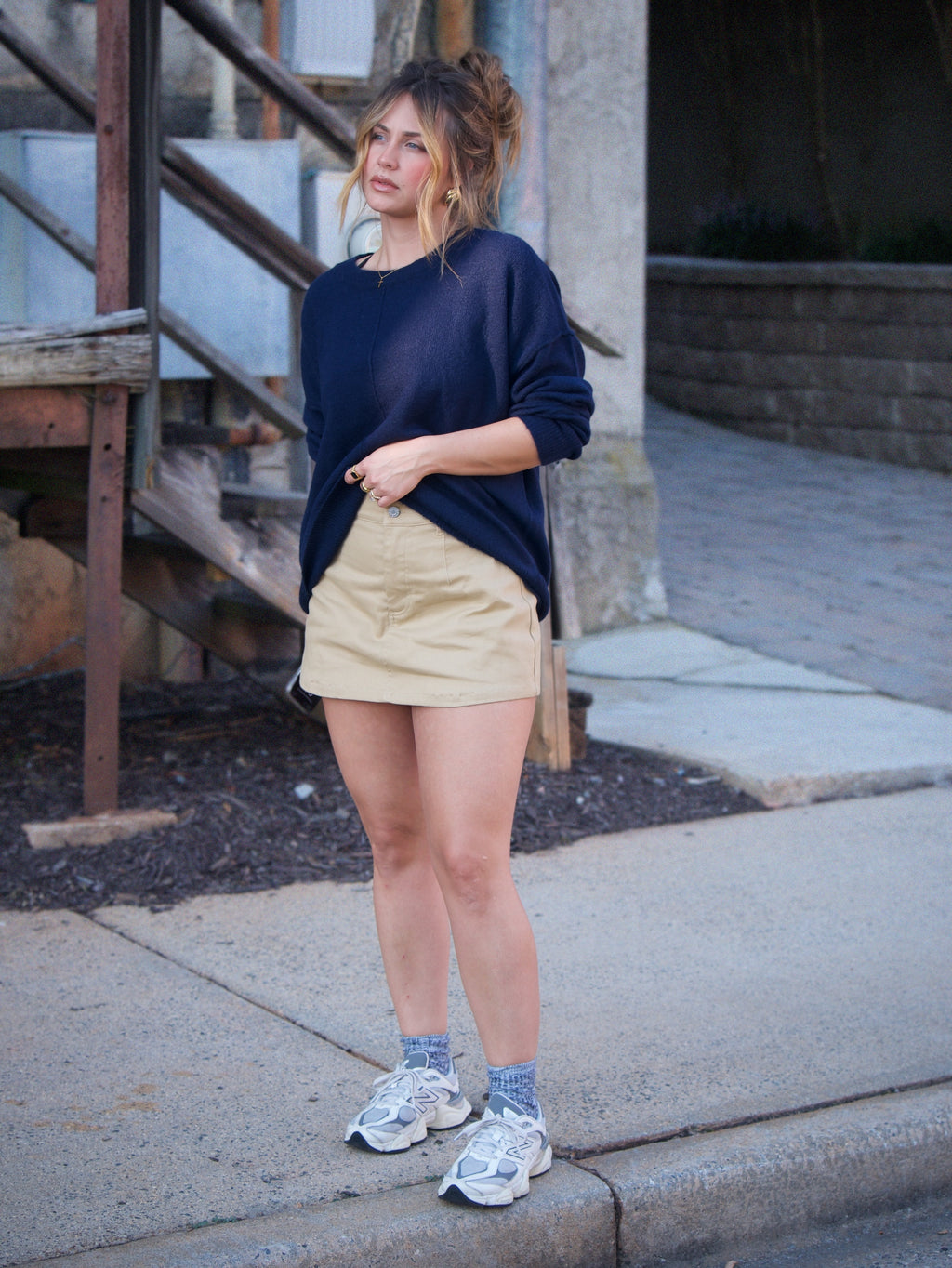 Navy Soft Sweater
