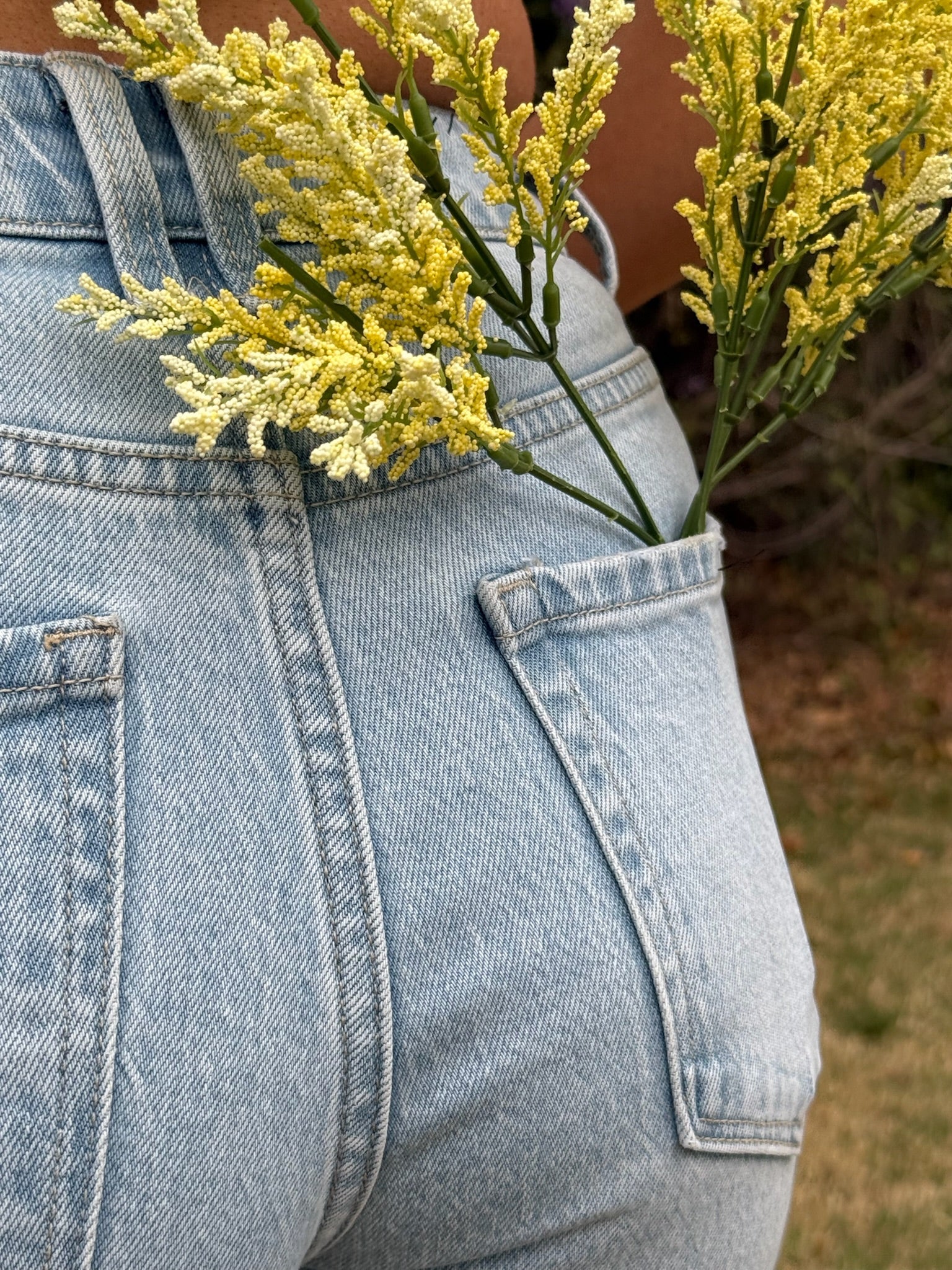 Collectique Cuffed Light Wash Denim Pants Collectique 30