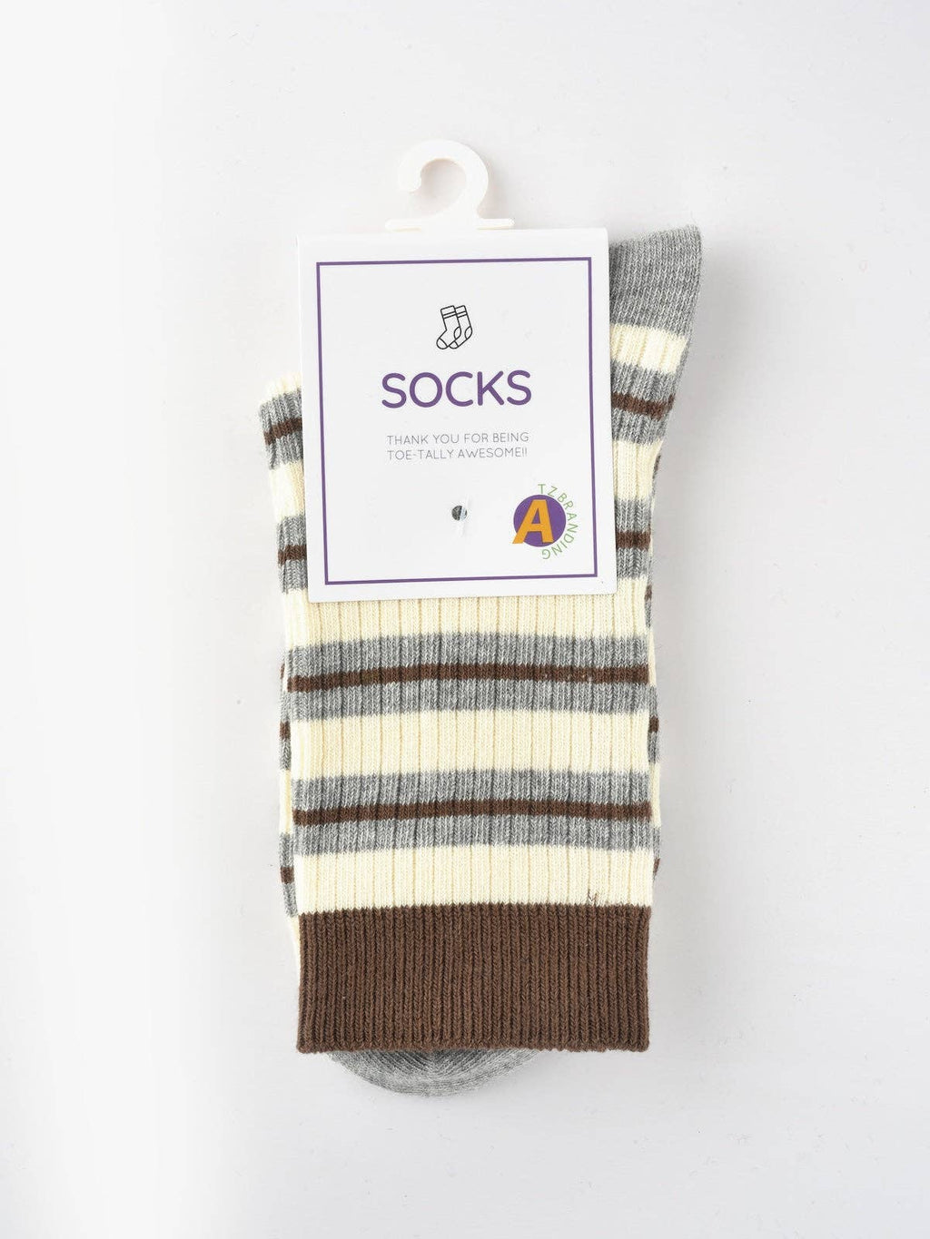 Rufia - Striped Women's Socks for Fall & Winter