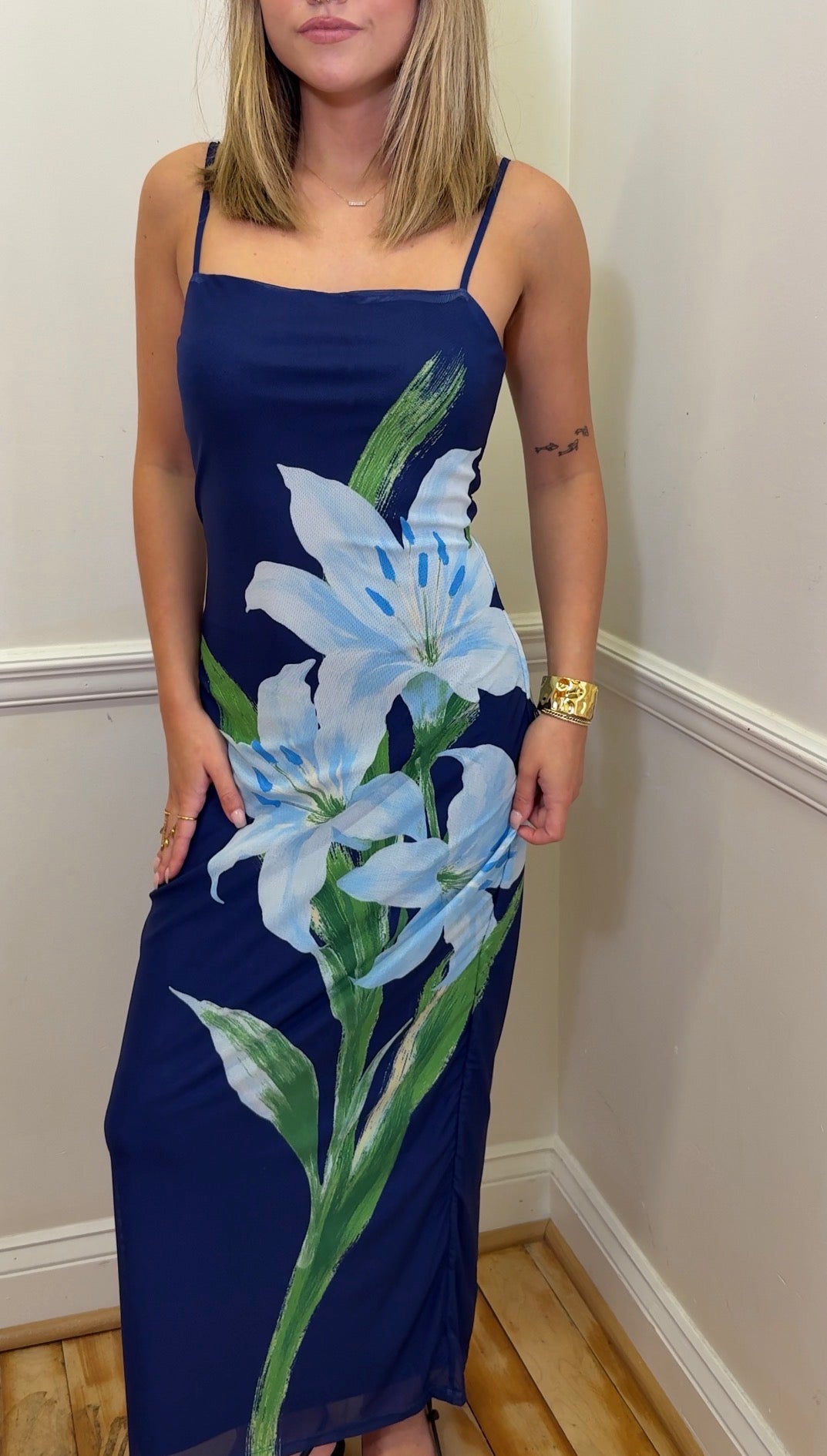 Chloe Floral Midi