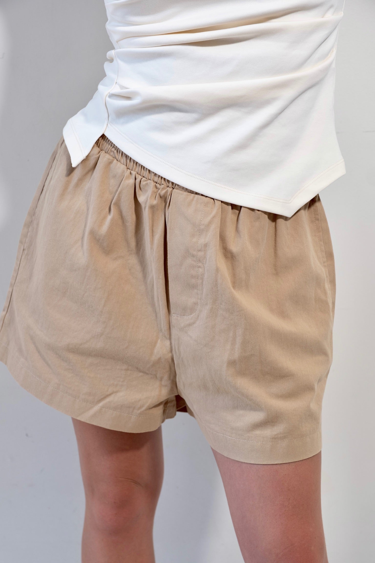 Collectique Cotton Relaxed Shorts Shorts Collectique Small / Butter