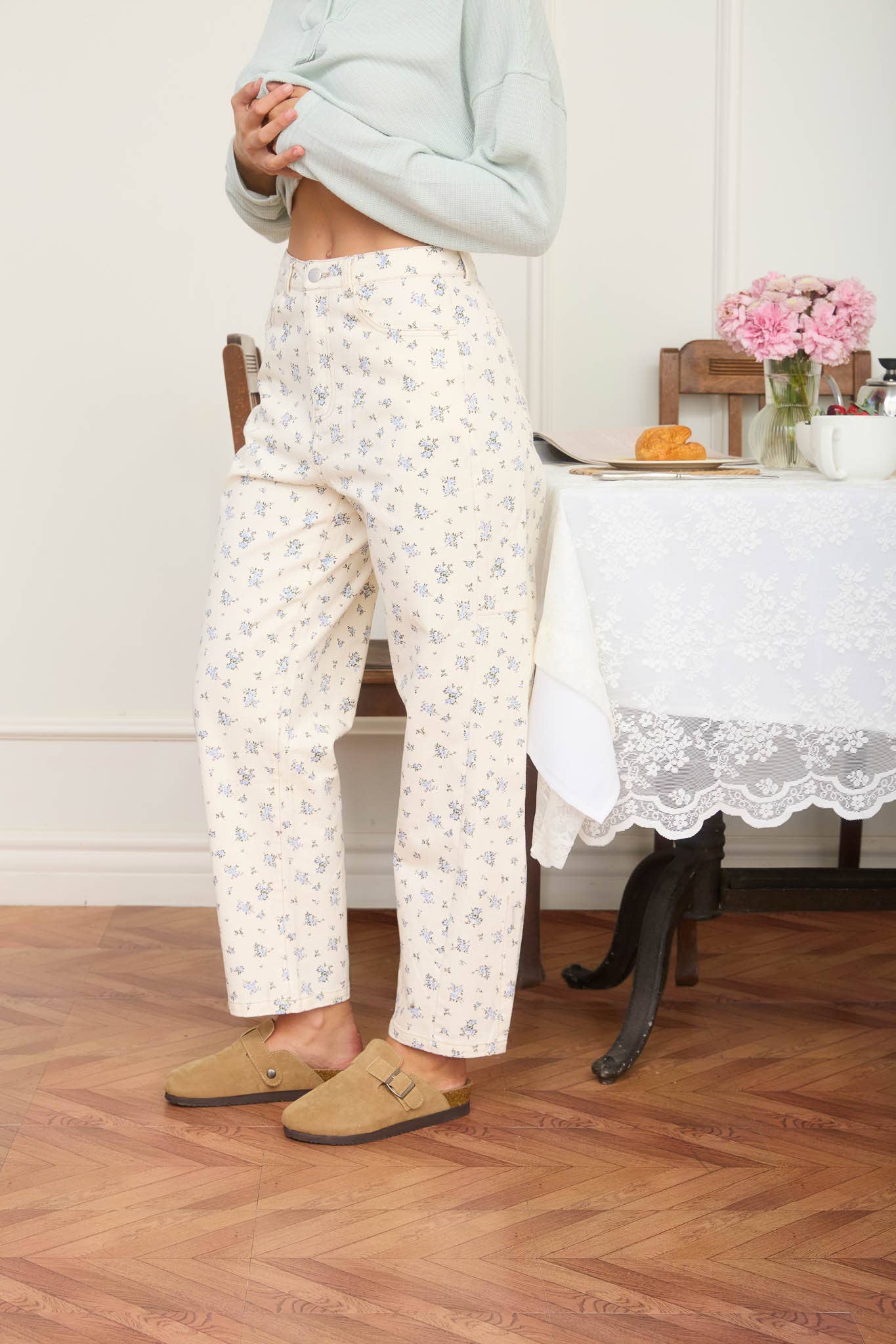 Nora Floral Pants