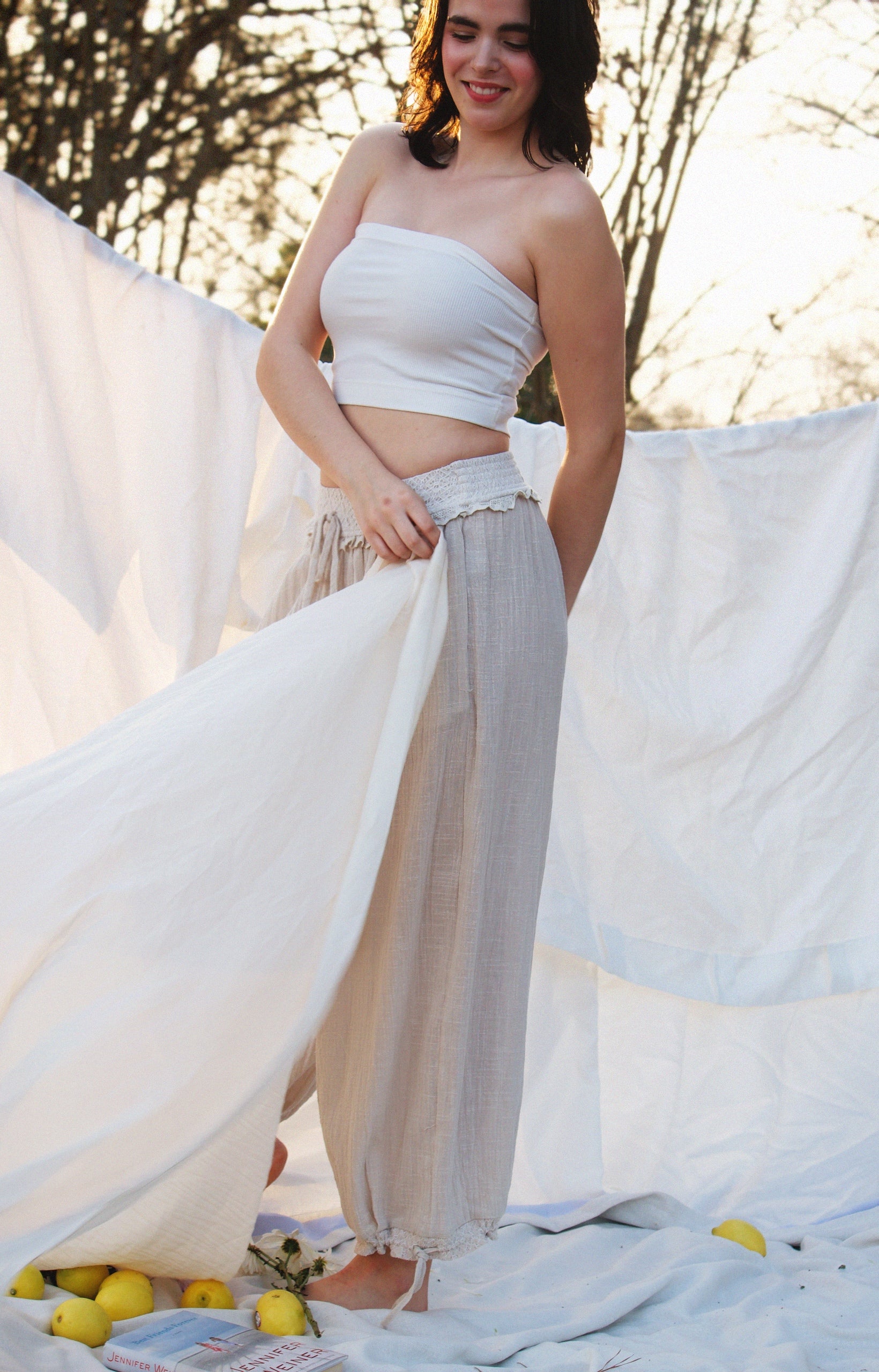 Margo Cotton Balloon Pants