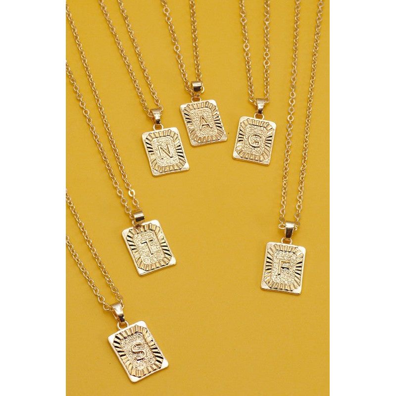 Collectique Initial Pendant Necklace Necklace Collectique D