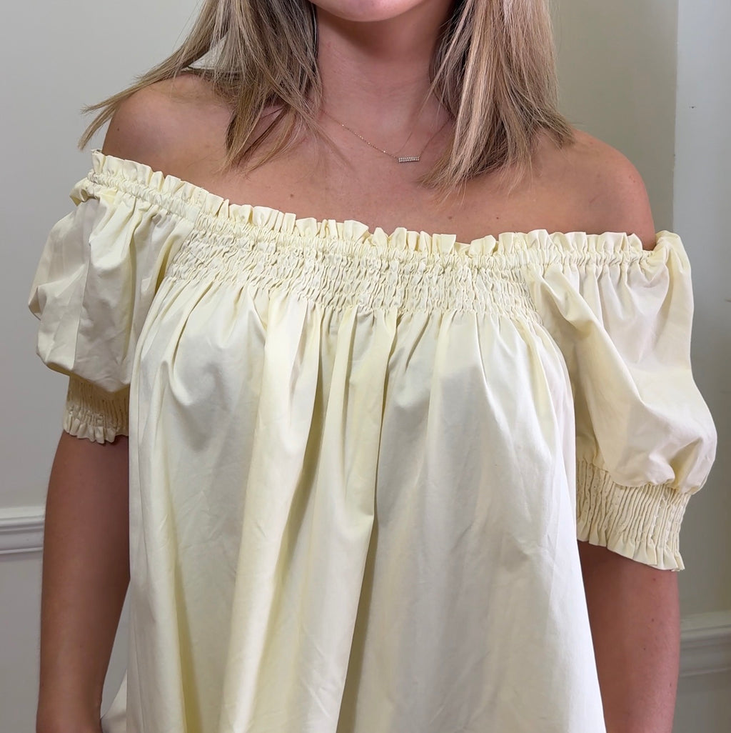 Butter Babydoll Dress 100% Cotton