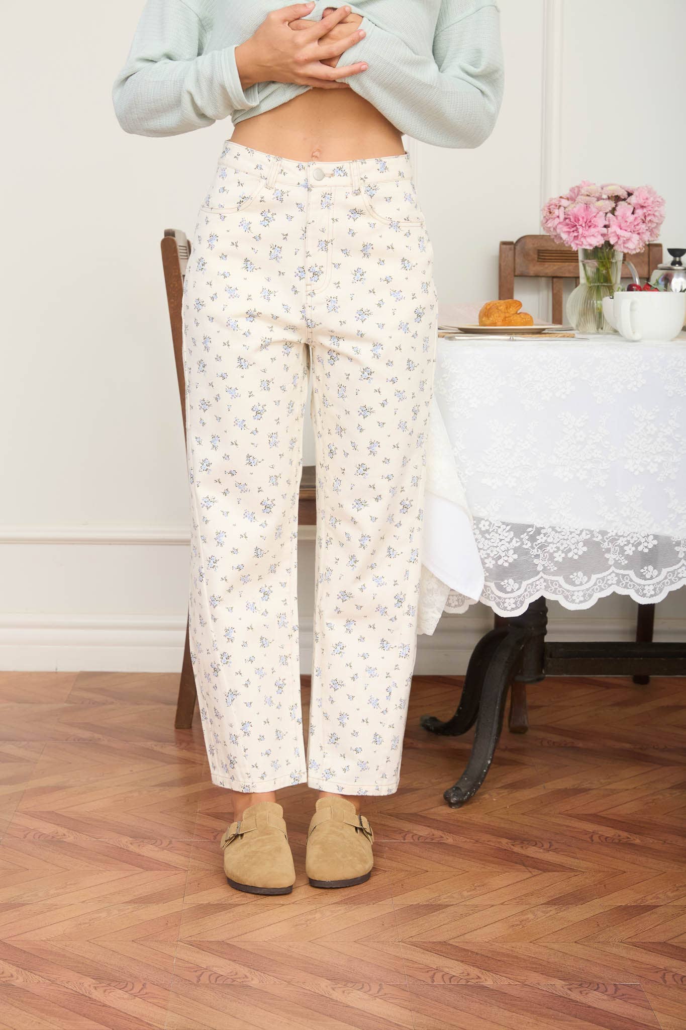 Nora Floral Pants
