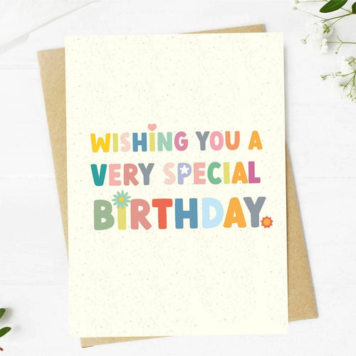Collectique "Wishing you a very special birthday" birthday card Big Moods Default Title Collectique Default Title Big Moods "Wishing you a very special birthday" birthday card