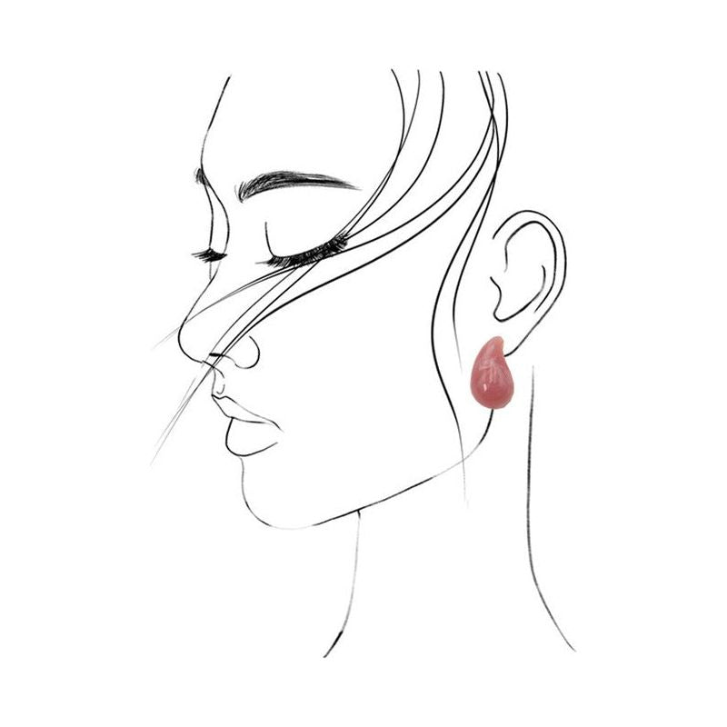 Acrylic Lightweight Teardrop Earrings