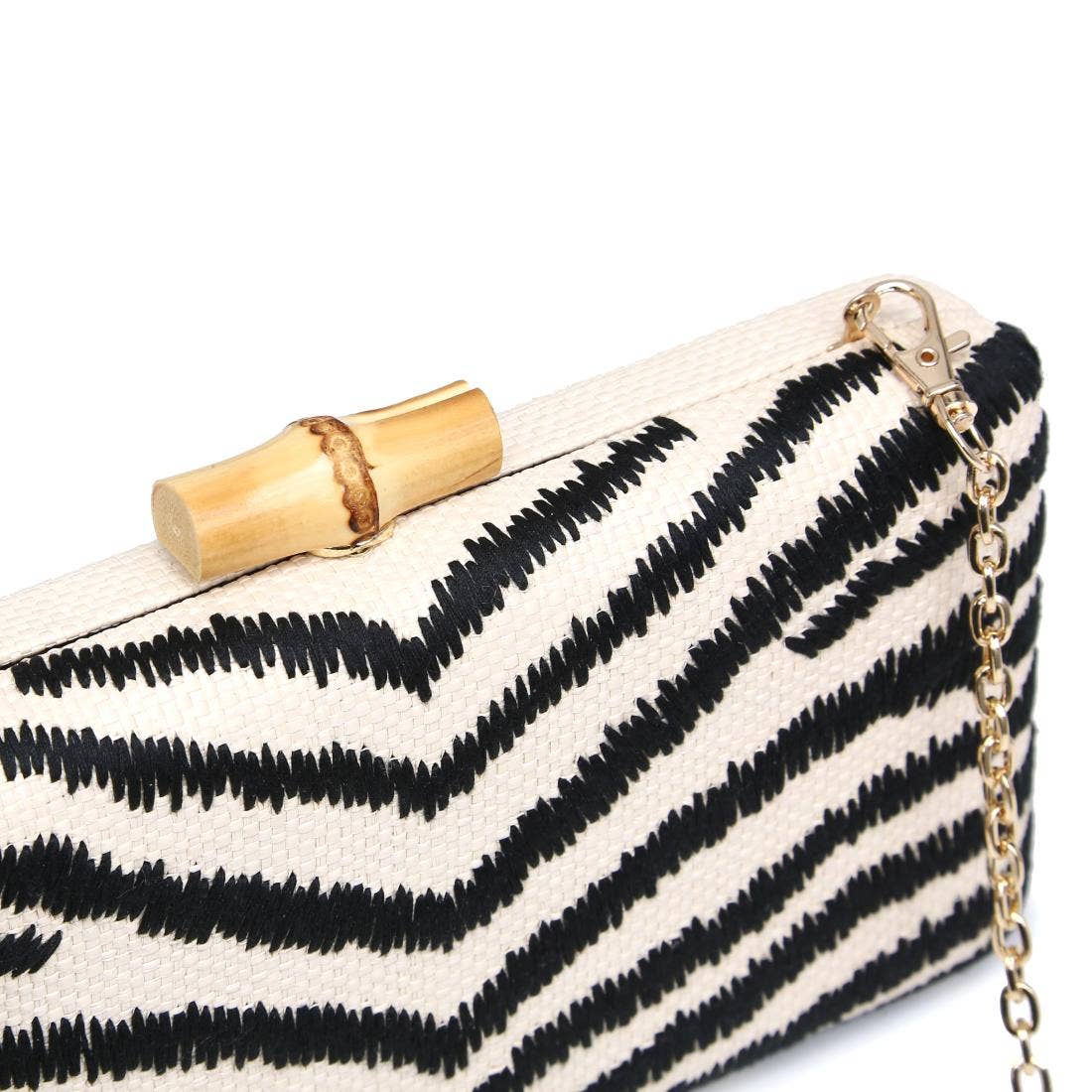 Collectique Dorit Evening Bag Bags Urban Expressions Black Natural Collectique Black Natural Urban Expressions Bags Dorit Evening Bag