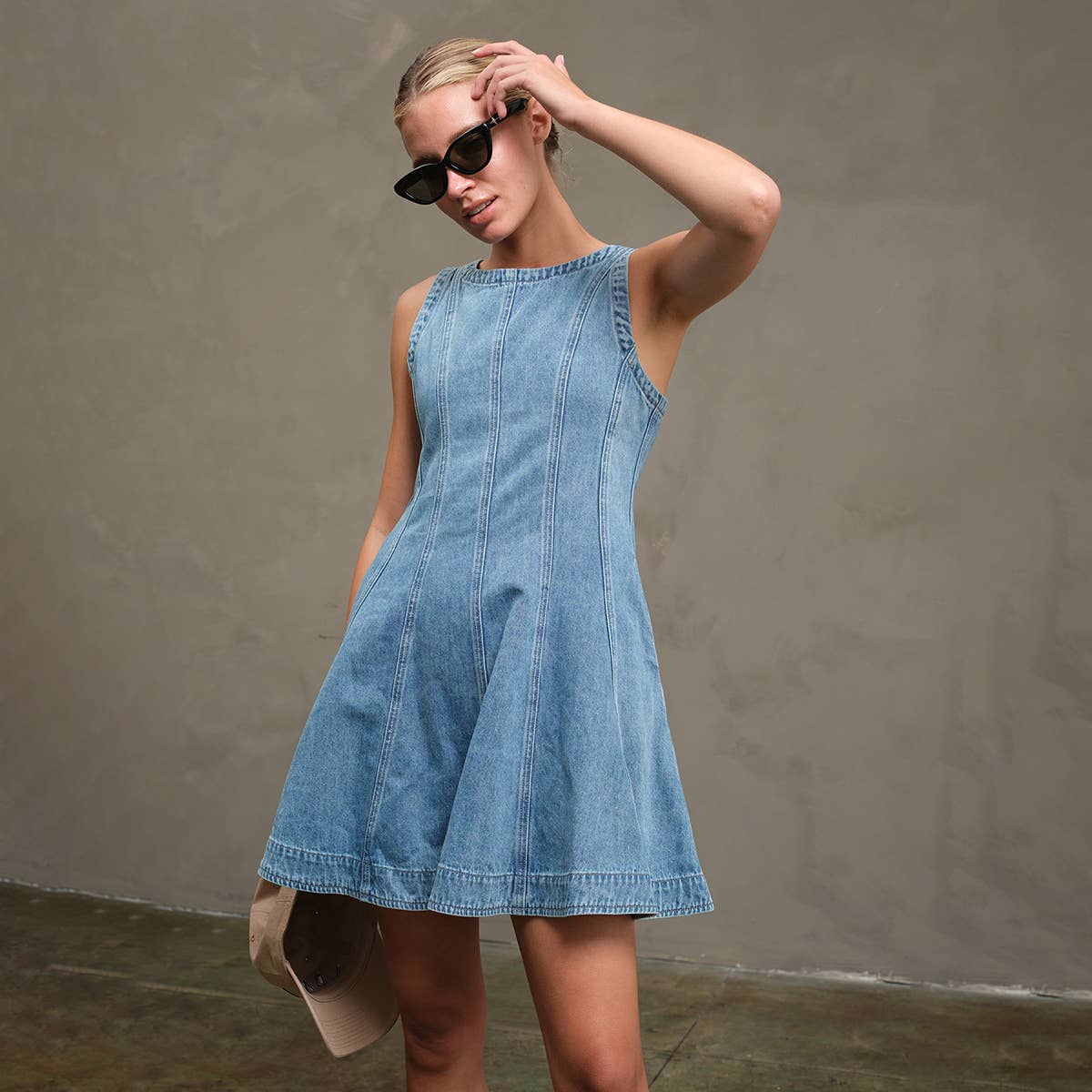 Denim Mini Dress