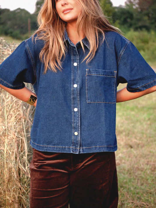 Denim Shacket