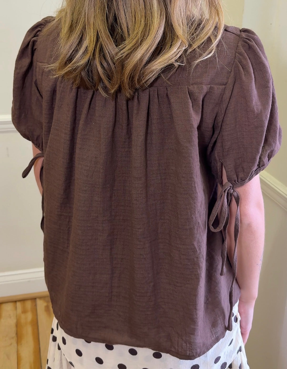 The Penelope Top | Tiered Woven Top