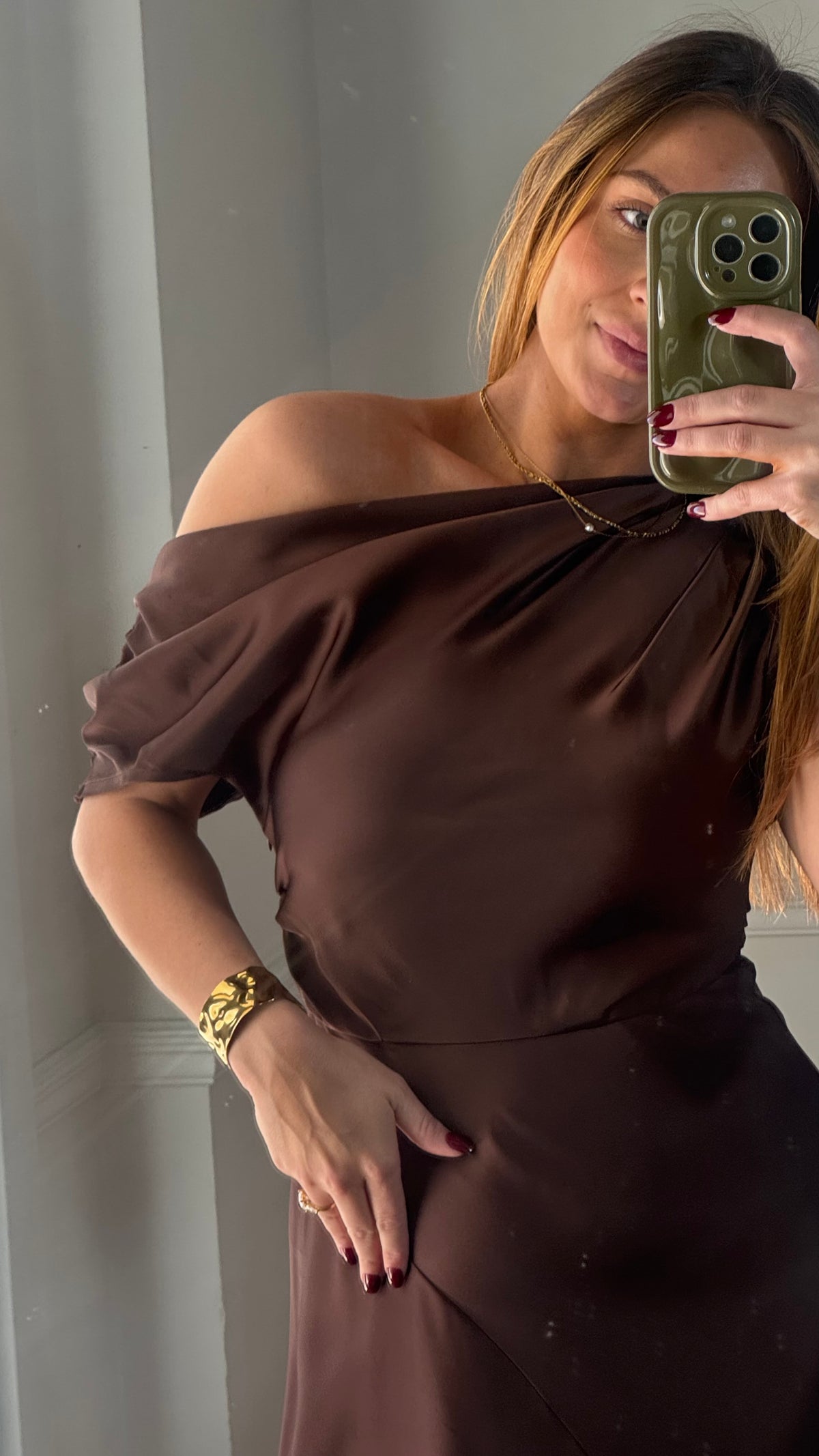 Bailee Brown SATIN DRESS