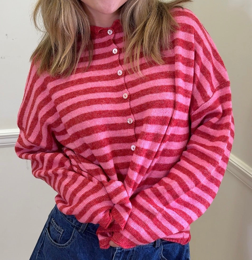 Piper Cardigan - Striped