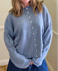 Piper Cardigan - Pin Striped