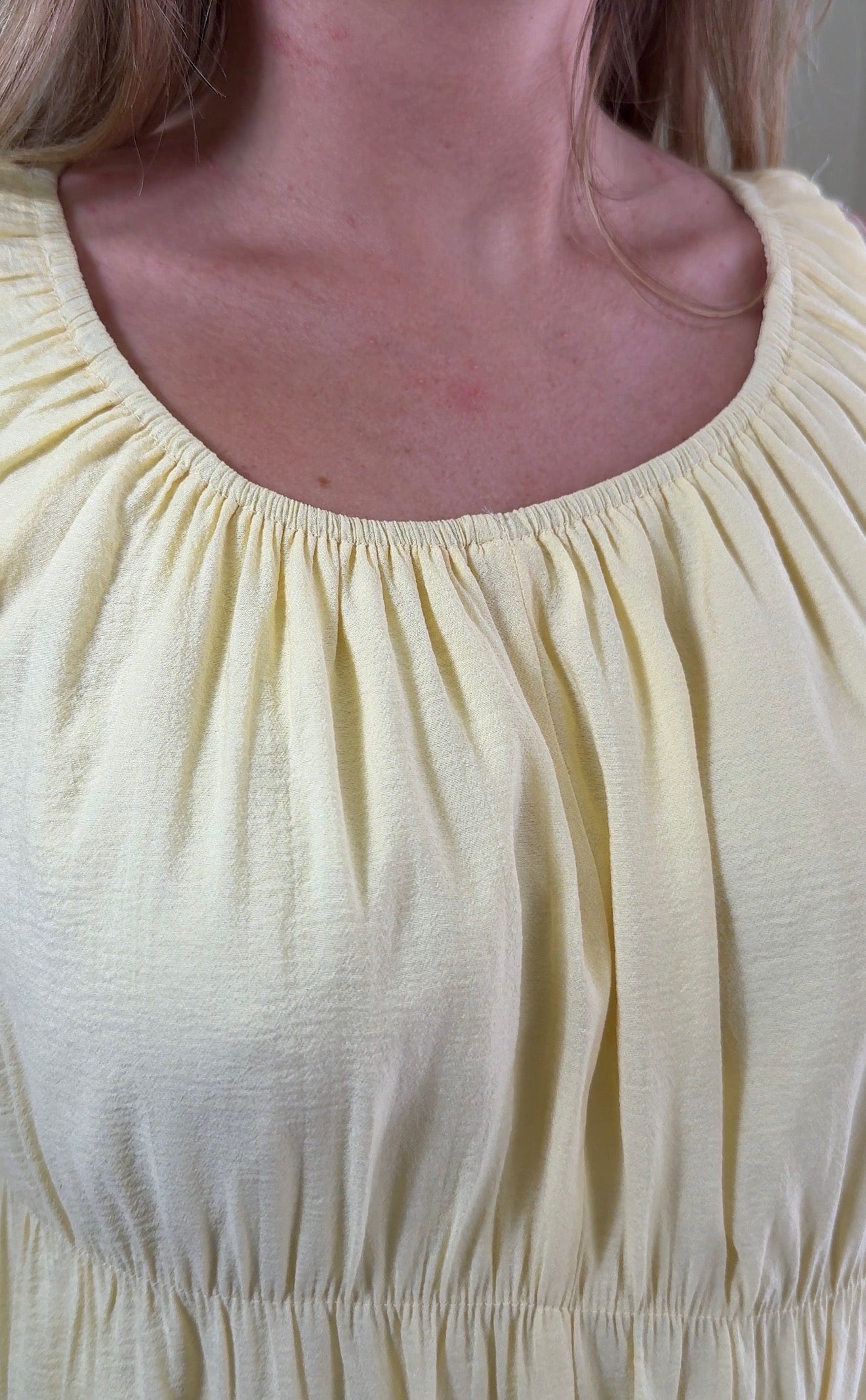 Flowy Butter Dress | Tiered Midi Dress