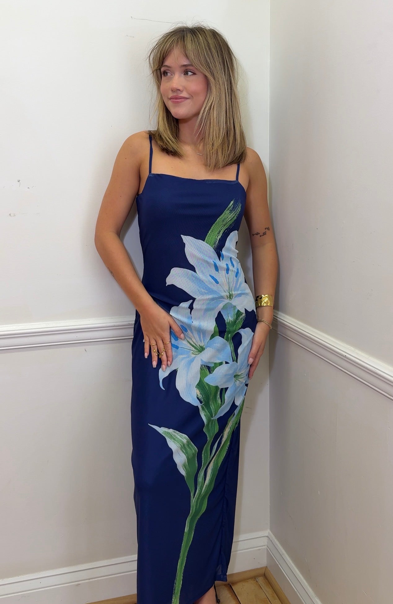 Chloe Floral Midi