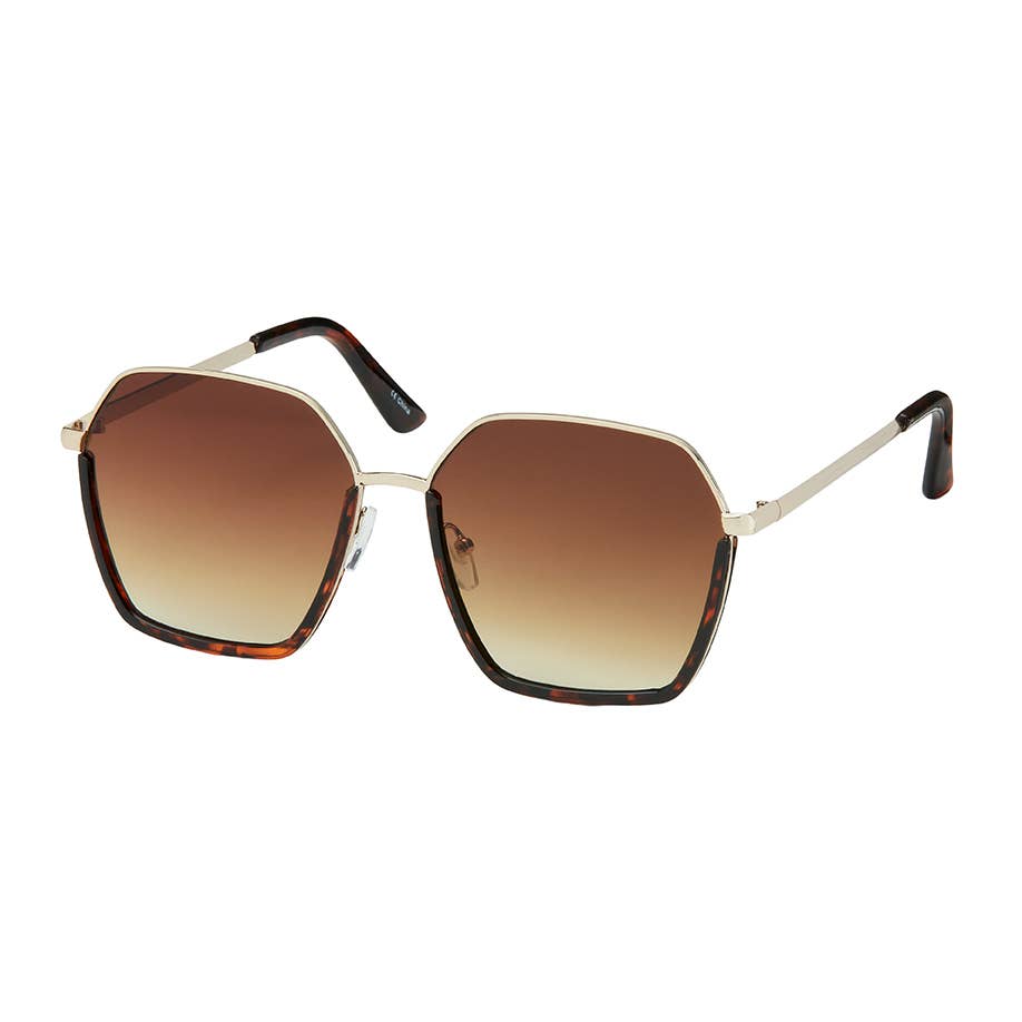 Jade- O/S Angled Combo Sunglasses