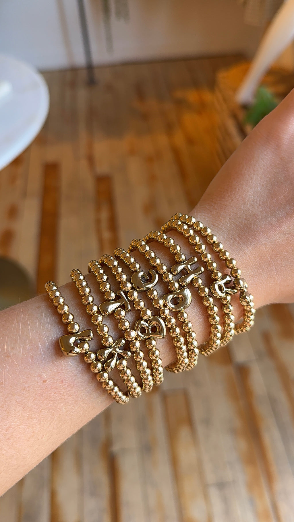 Bubble Letter BRACELETS