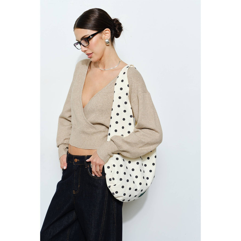Collectique Polka dot hobo bag Bags Loucia O/S(3) / POLKA DOT Collectique O/S(3) / POLKA DOT Loucia Bags Polka dot hobo bag