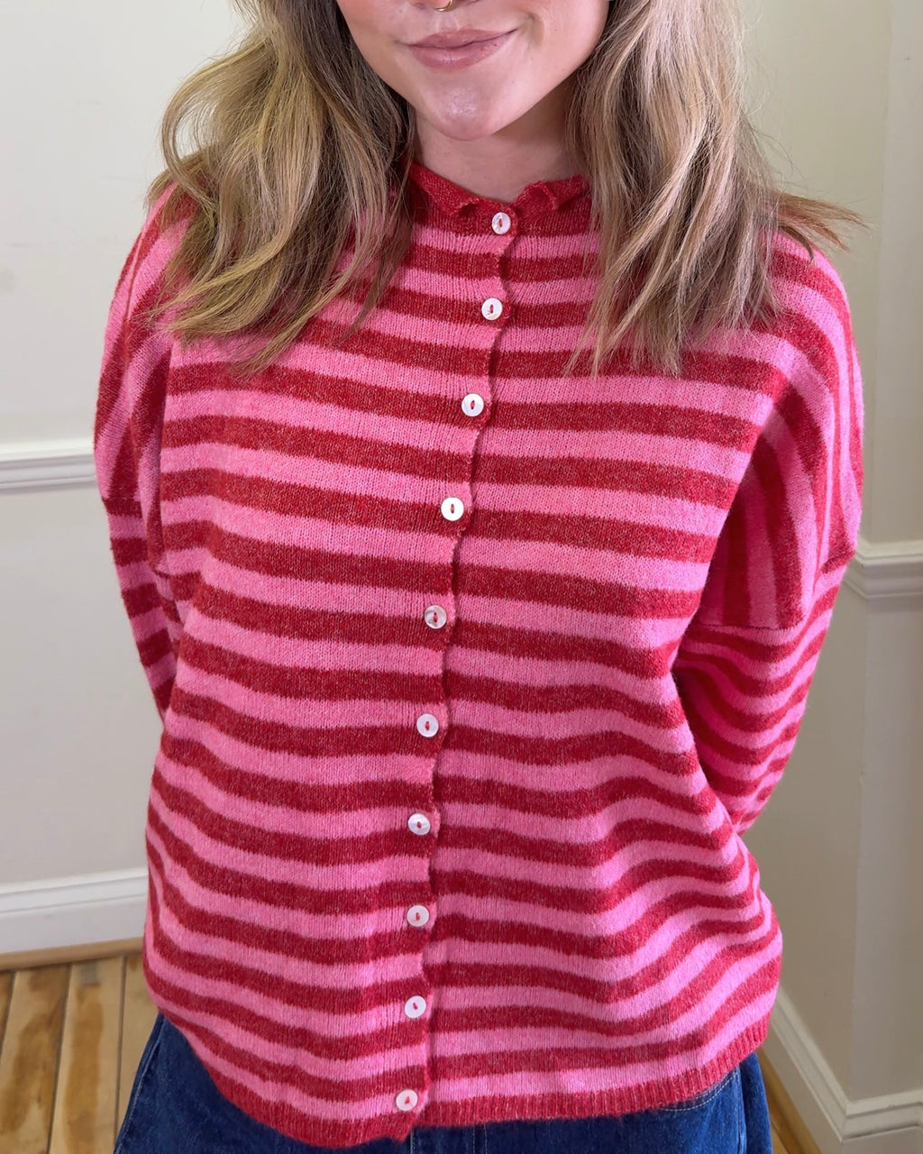 Piper Cardigan - Striped