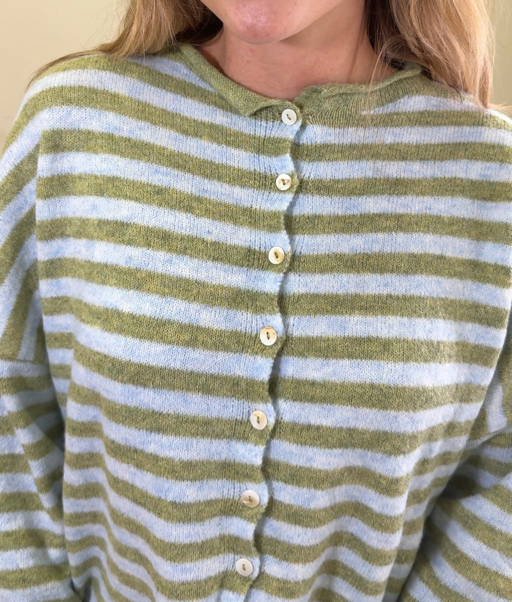 Piper Cardigan - Striped