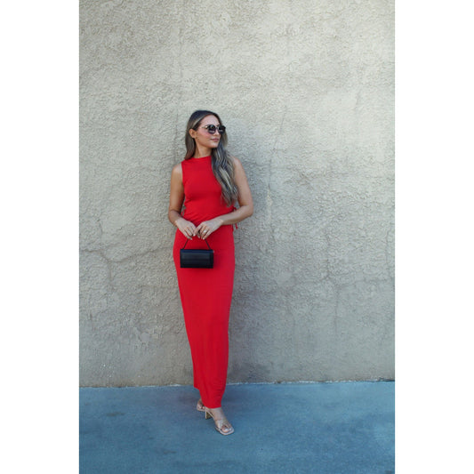 Red Comfy Maxi Dress