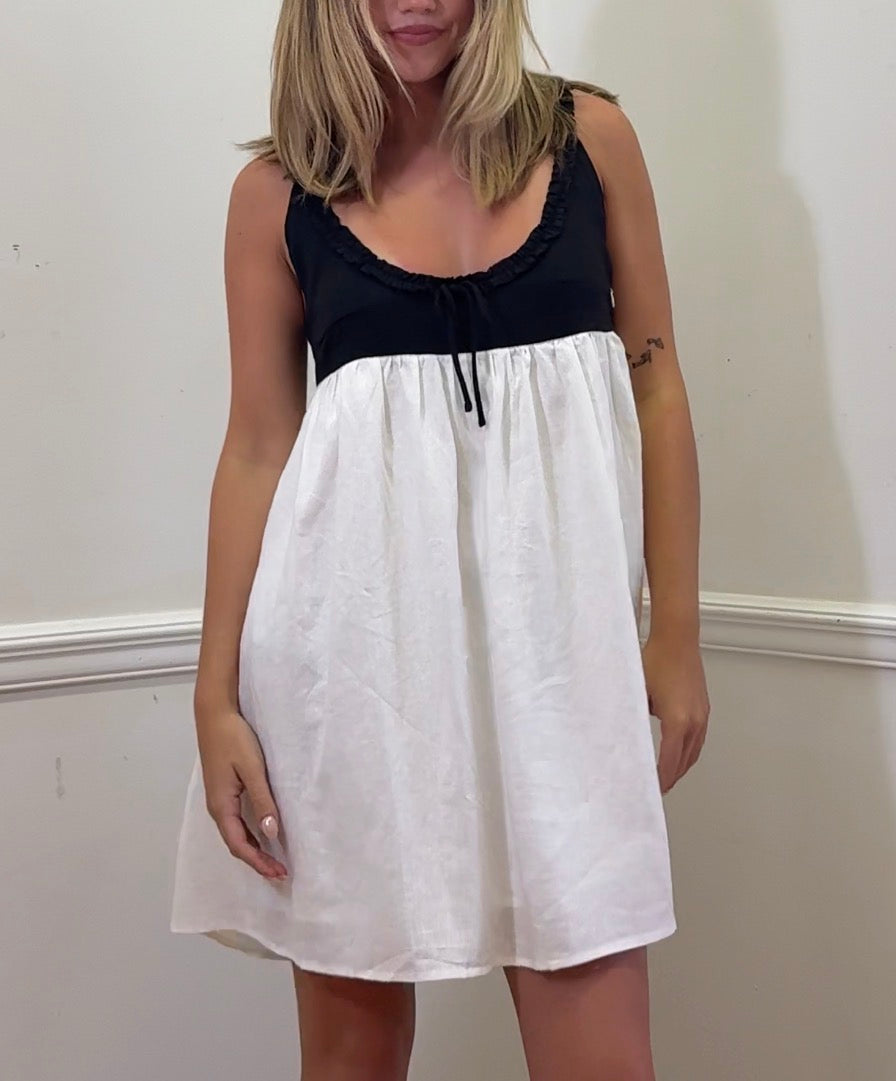Kamari Contrast Breeze Mini Dress