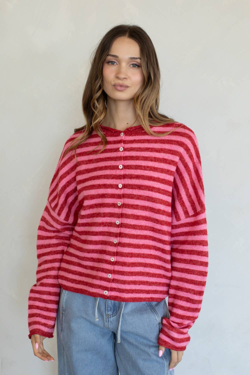 Piper Cardigan - Striped