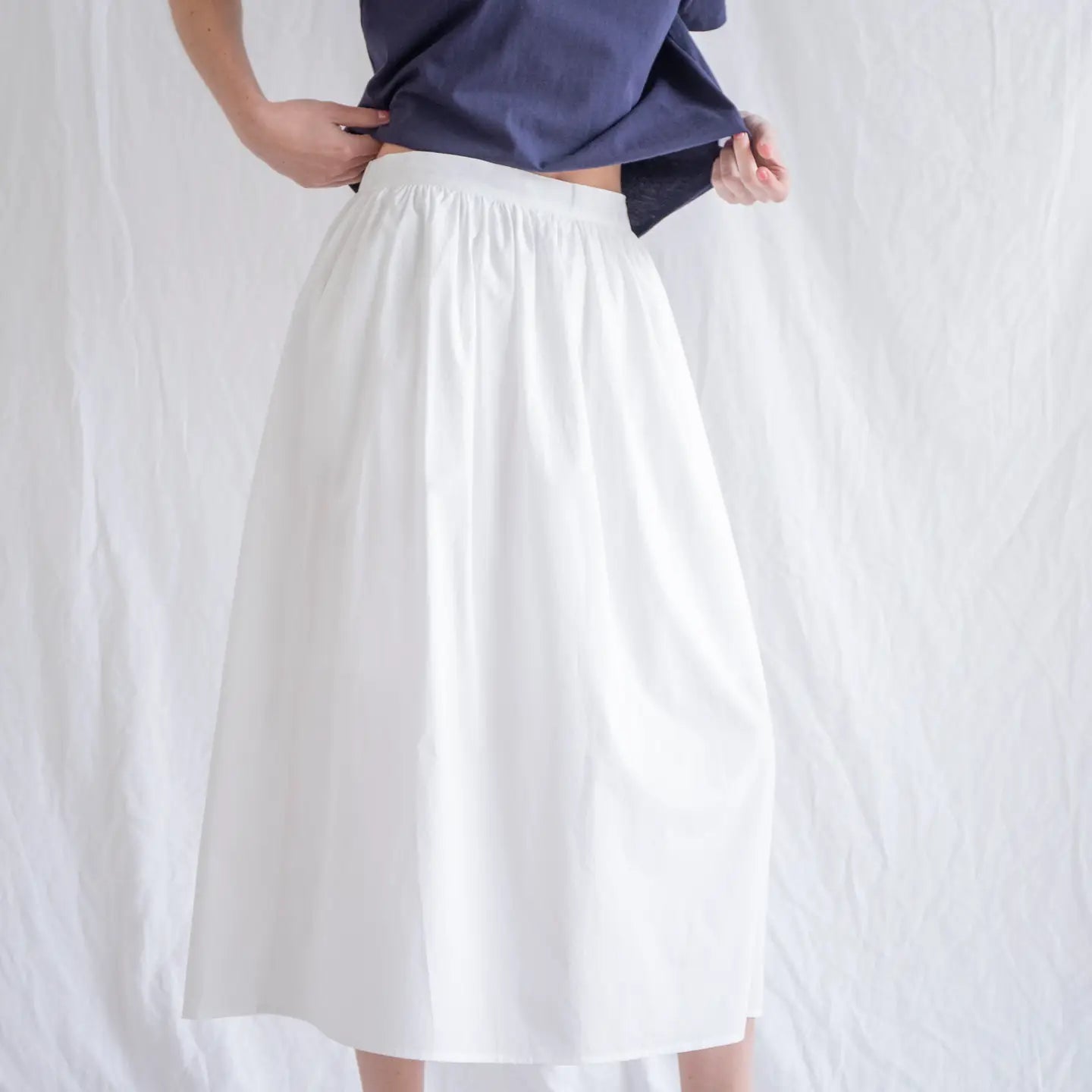 Maria White Skirt