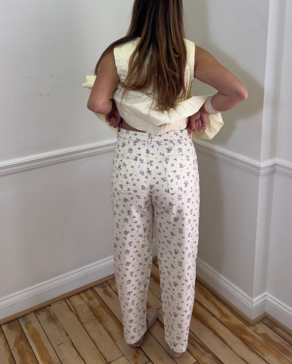 Nora Floral Pants