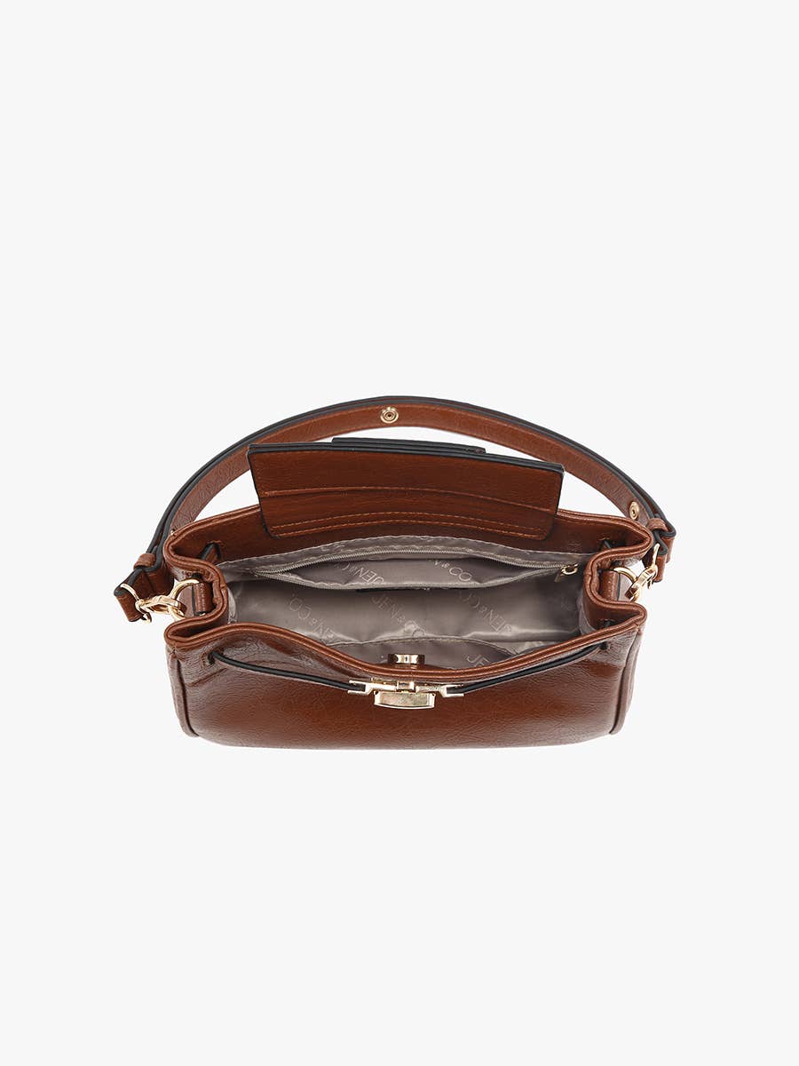Collectique Ava Purse Bags Jen & Co. Brown Collectique Brown Jen & Co. Bags Ava Purse