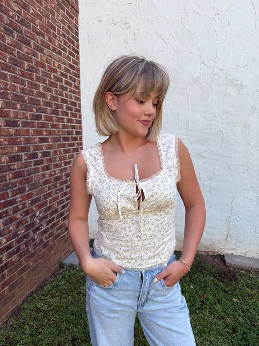 Butter Floral Top