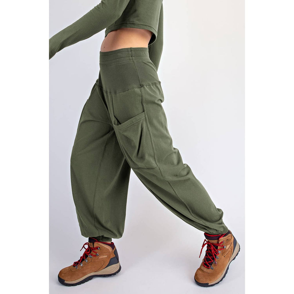 COTTON LYCRA EASY HAREM SET