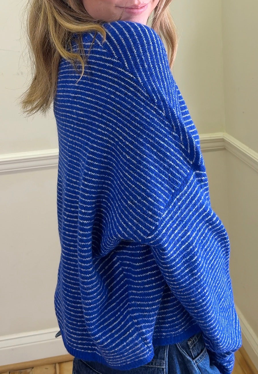 Piper Cardigan - Pin Striped