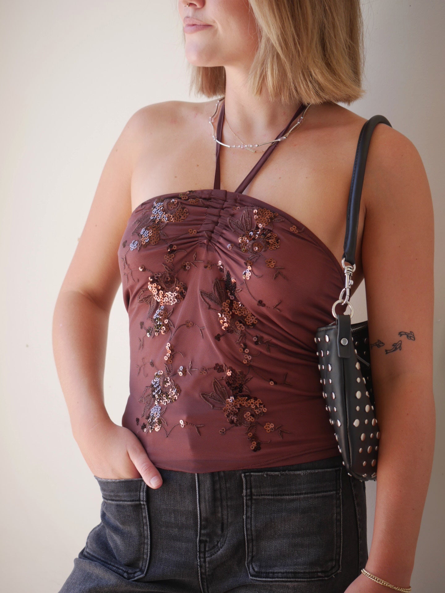 Collectique Kezi Sequin Top Top Collectique Small