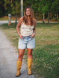AURYA Beaded Top