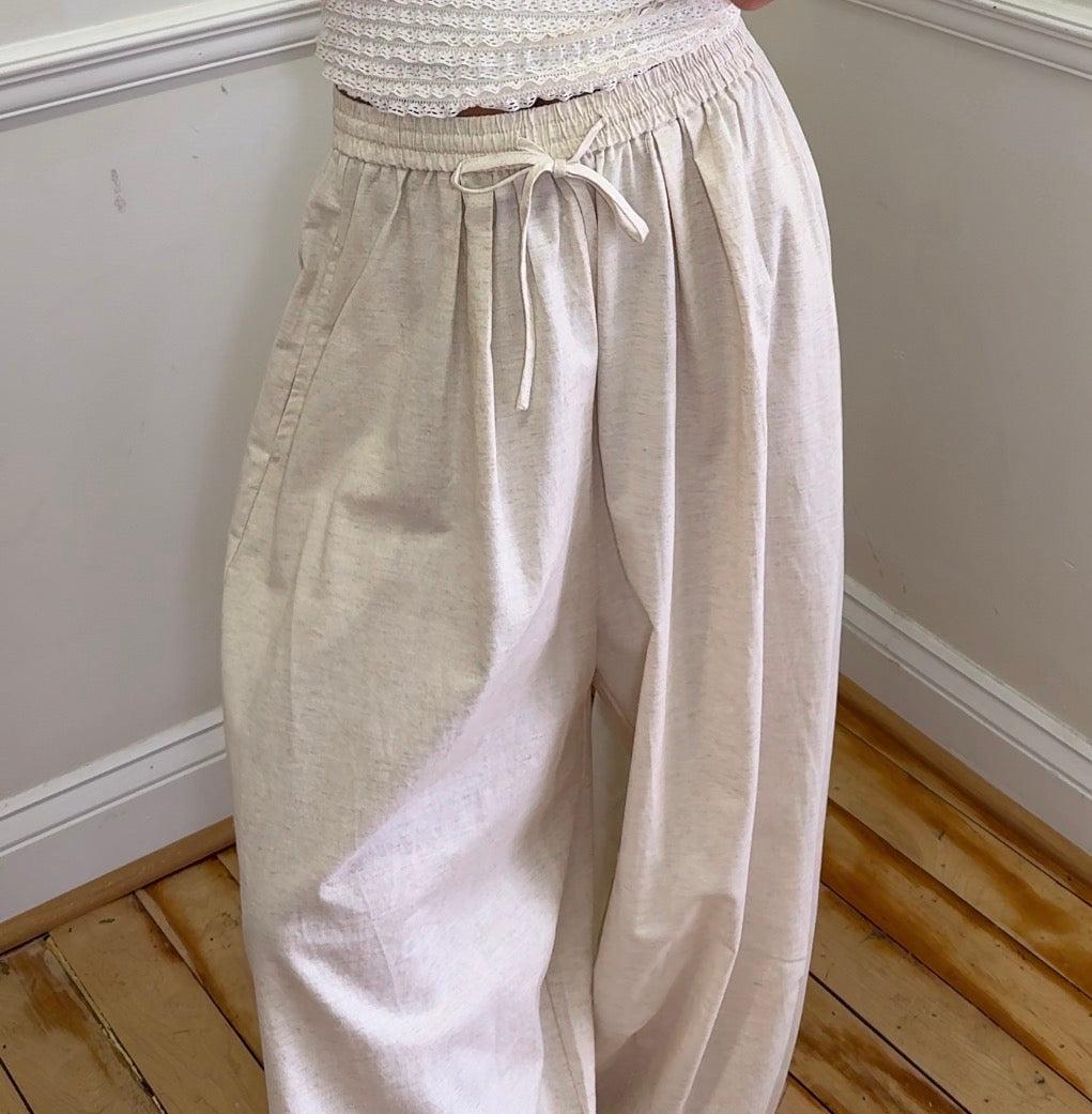 Cotton Linen Pants