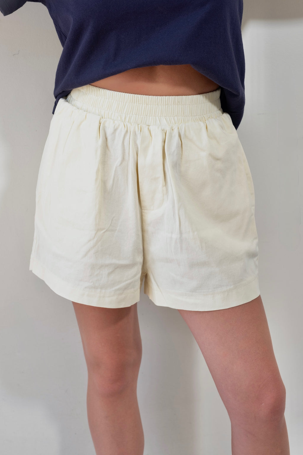 Collectique Cotton Relaxed Shorts Shorts Collectique Small / Butter