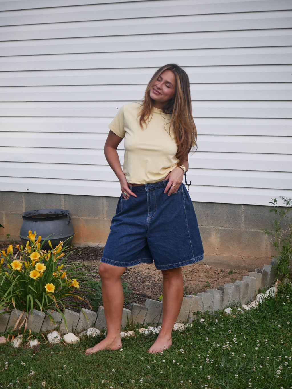 BERMUDA DENIM SHORT